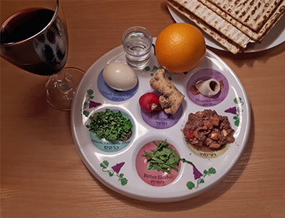 passover seder plate